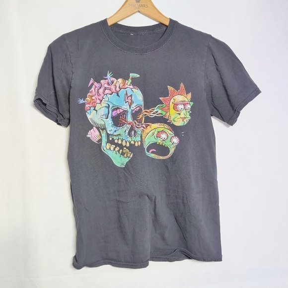 Unbranded Distressed Rick And Morty Sz S Graphic T-Shirt - Picture 2 of 5